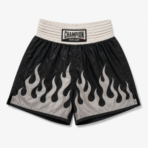 Flame Print Boxing Shorts