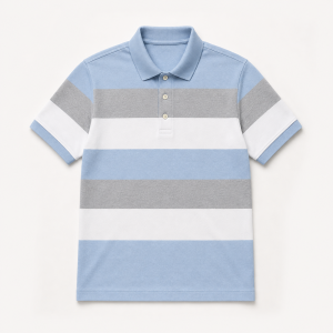 Men’s Classic Stripe Polo Shirt