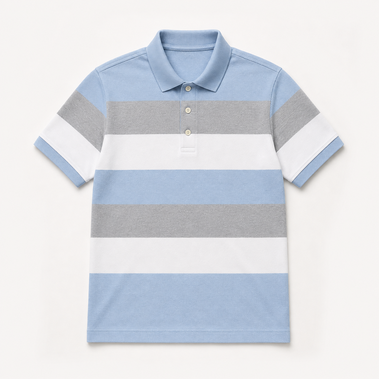 Men’s Classic Stripe Polo Shirt