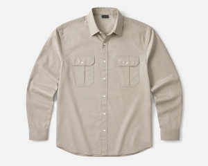 Men’s Cotton Twill Pocket Shirt