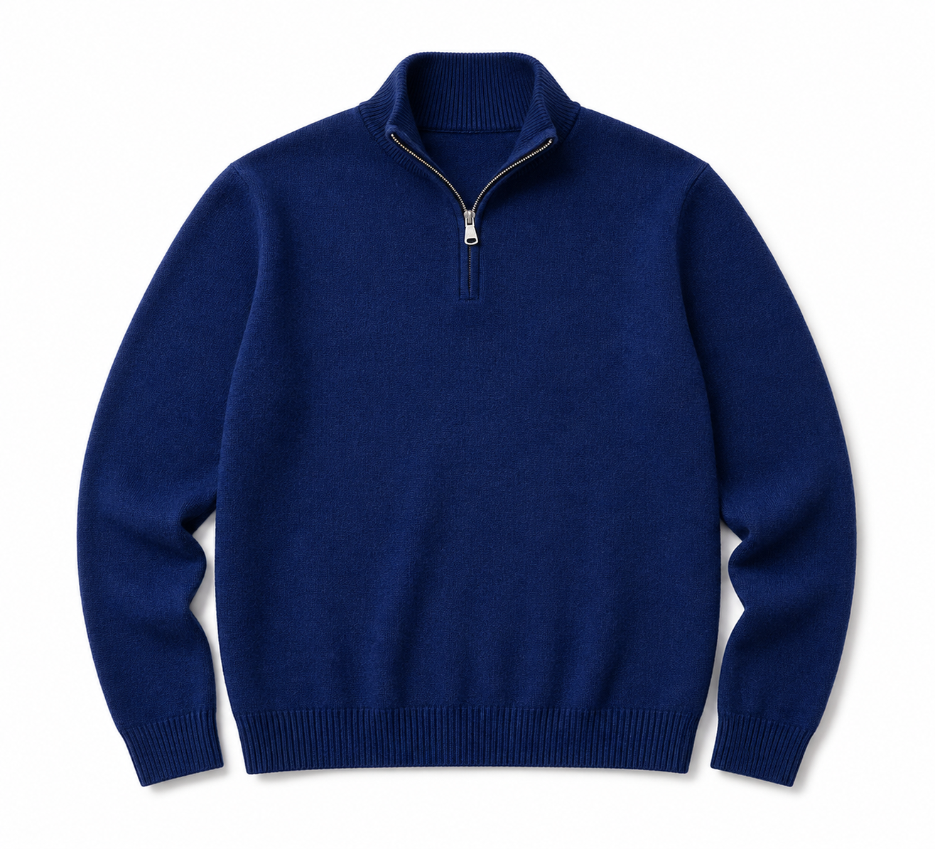 Men's Half-Zip Mock Neck Knit Sweater