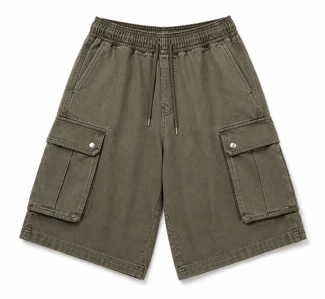 Oversized Utility Cargo Shorts