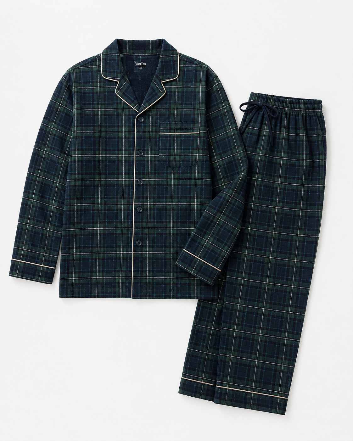 Cotton Flannel Pajama Set