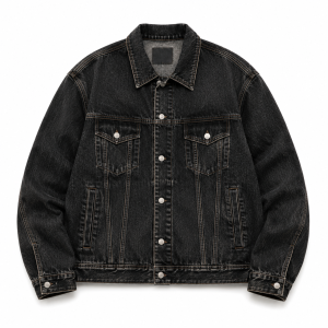 Men's Vintage Washed Denim Trucker Jacket